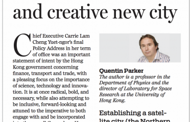 Series of China Daily Article related to Director Professor Quentin Parker