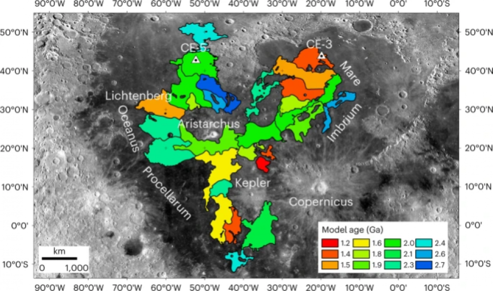 Study of Dr. Michalski and his team on young mare volcanism in the Procellarum-KREEP-Terrane publiched on Nature Astronomy