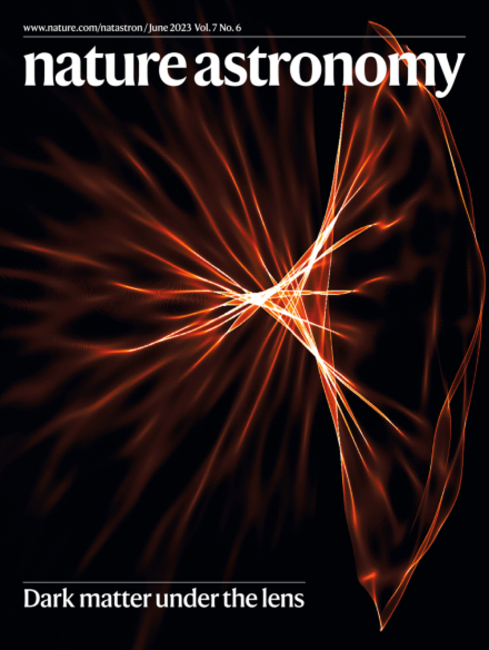 (Nature Astronomy) Alfred Amruth has the front cover of the Nature Astronomy
